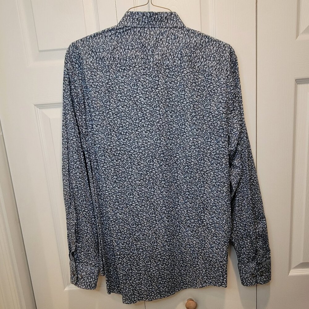 PERRY ELLIS FLORAL SHIRT SZ L MEN'S - Picture 8 of 13